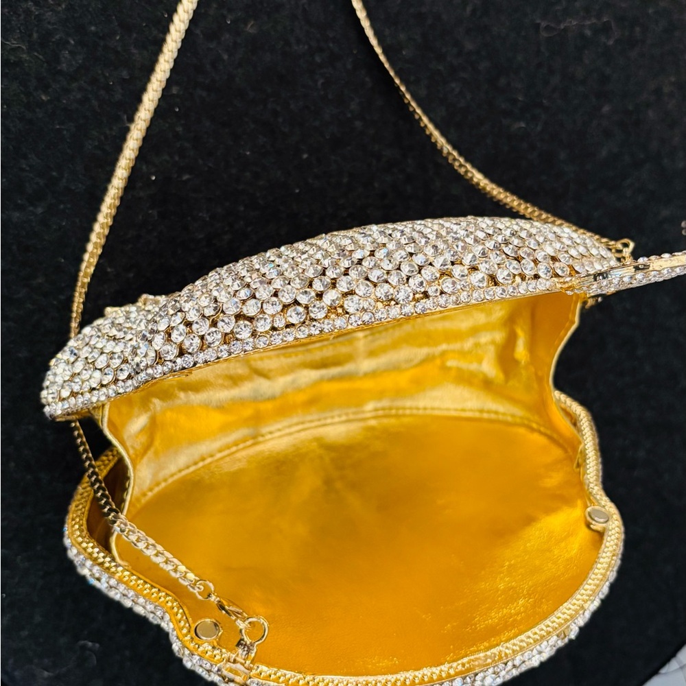 Rhinestone Cat Face Evening Bag - Picture 6 of 9